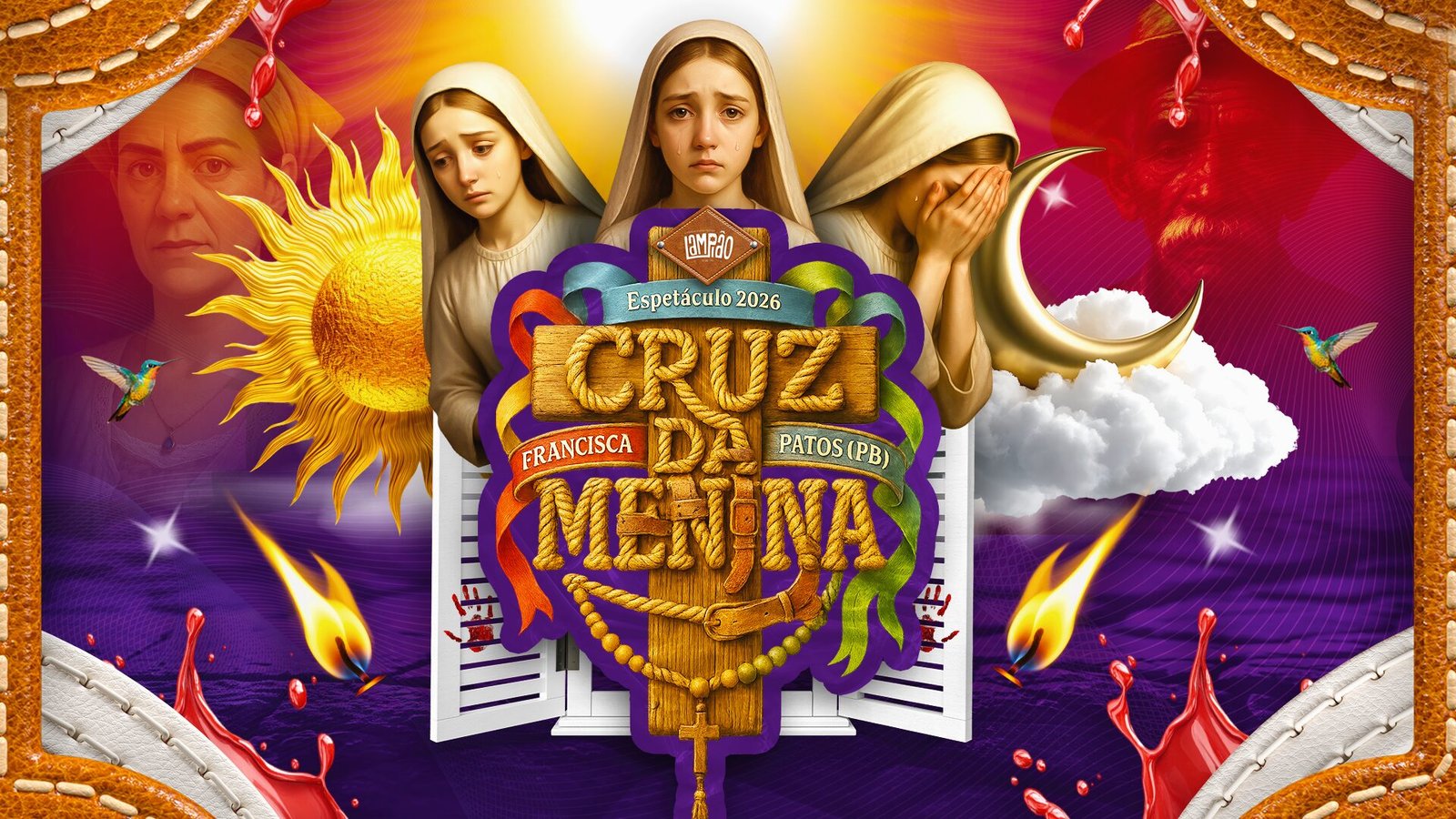 Logo do espetáculo cruz da menina
